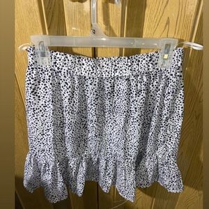 Black and white skirt